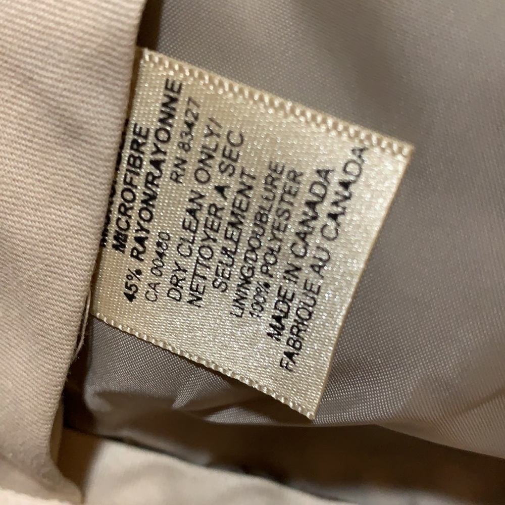 NEIMAN MARCUS DESIGNER COLLECTION PANTS 42 TAUPE - Picture 10 of 11